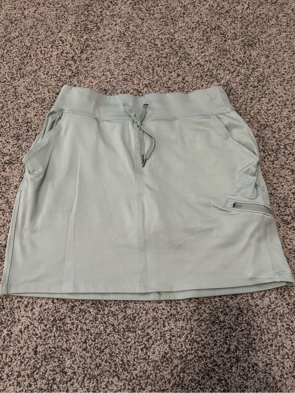Eddie Bauer Light Sage Drawstring Active Skort